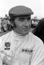 Jackie Stewart in the paddock