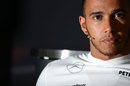 Lewis Hamilton in the press conference
