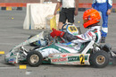 Michael Schumacher in action at the 2009 Superkarts