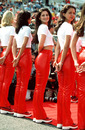 Girls on parade at the 1999 Spanish Grand Prix