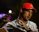 Jenson Button fields questions in Bahrain