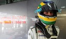 HRT's Bruno Senna prepares for action
