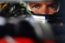 A fully focused Sebastian Vettel during Free Practice 2