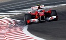 Fernando Alonso on his way to ninth fastest