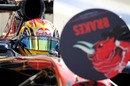 Jaime Alguersuari in the Toro Rosso pits
