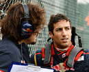 Daniel Ricciardo on the grid