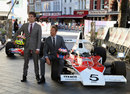Jenson Button and Sergio Perez arrive at the premiere of the Hollywood film <I>Rush</I>