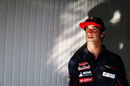 Daniel Ricciardo poses in the Monza paddock