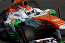 Adrian Sutil in action in the Force India