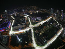 The lights go on at the Marina Bay circuit