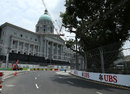 The new high-speed Turn 10 minus the Singapore Sling chicane