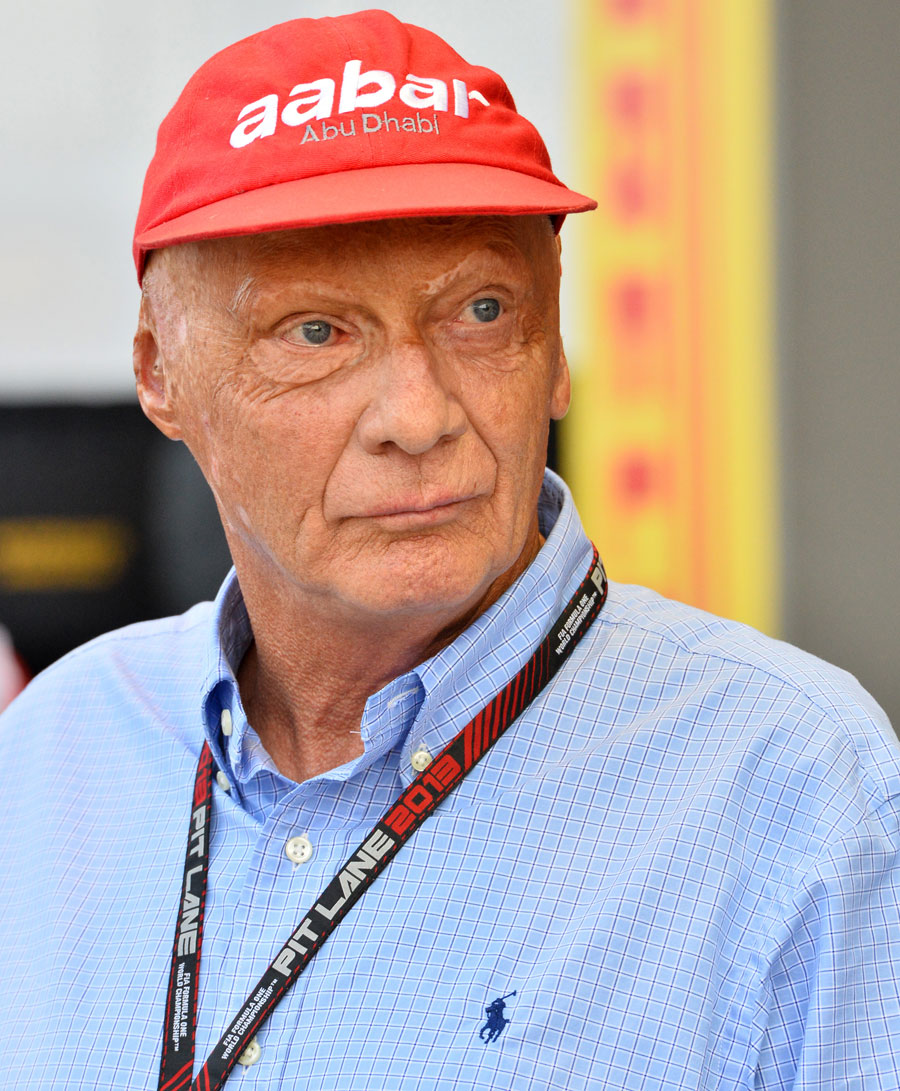 Niki Lauda in the paddock