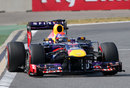Sebastian Vettel on track during FP3