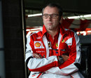 Stefano Domenicali sits in on an TV interview with team principals