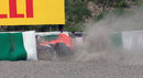 Jules Bianchi crashes at Degner 2