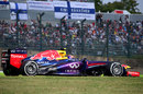 Mark Webber on medium tyres