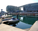A view of the Yas Marina Hotel