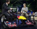 Sebastian Vettel appears on the Sport & Talk show in Hangar-7