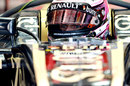 Heikki Kovalainen in the cockpit of his Lotus