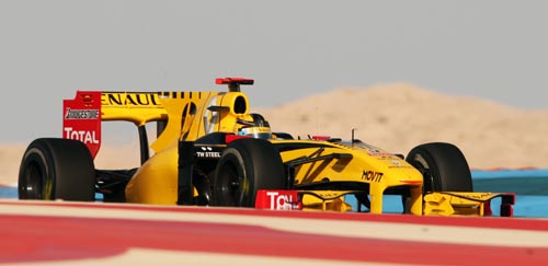 Renault's Robert Kubica during the Bahrain Grand Prix