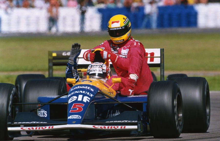 Mansell piros ötösére Vettel csapott le - Fotó: espn.f1.com