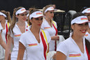 Grid girls ahead of the race