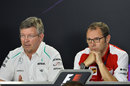 Stefano Domenicali alongside Ross Brawn in the FIA press conference