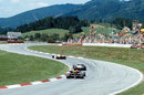 John Watson leads Jacques Laffite at the picturesque Osterreichring