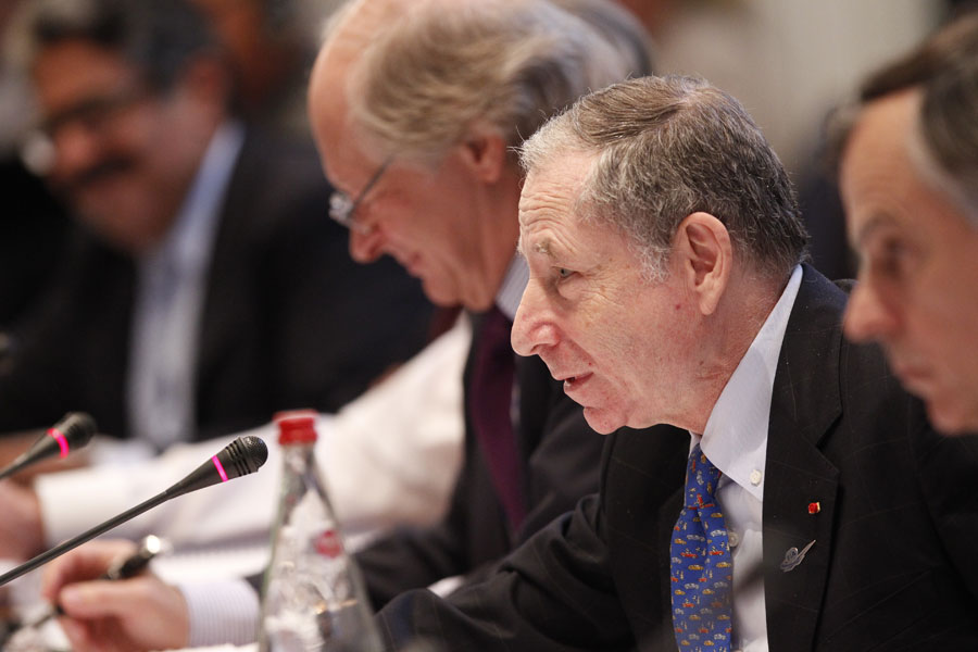 President Jean Todt at the FIA Annual General Assembly