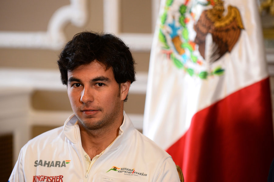 Sergio Perez is announced as a Force India driver for 2014