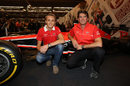 Max Chilton and Graeme Lowdon at the Autosport International Show
