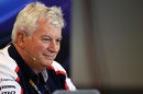 Pat Symonds in the Friday press conference