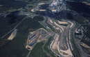 An aerial view of the Nurburgring circuit