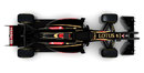 An overhead view of the new Lotus E22