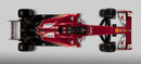 An overhead view of the new Ferrari F14 T