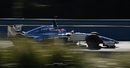 Jenson Button continues to put the laps in on Wednesday
