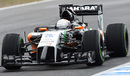 Daniel Juncadella jumps to the top of the timesheets on a drying track