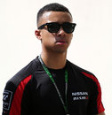 GT Academy gamer turned racing driver Jann Mardenborough in the paddock