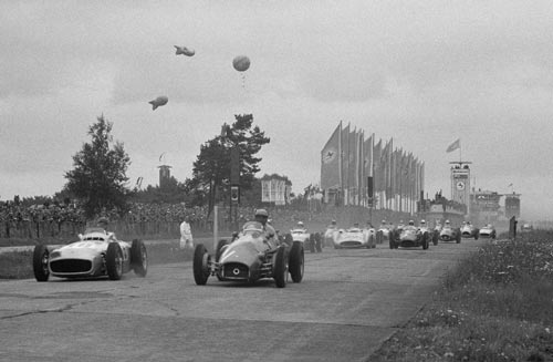 The start of the European Grand Prix