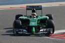 Robin Frijns at the wheel of the Caterham CT05