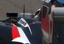 A close up view of the bodywork of Adrian Sutil's Sauber