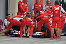 Ferrari change the nose of Fernando Alonso's F14 T