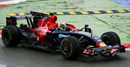 Sebastian Vettel exits the chicane
