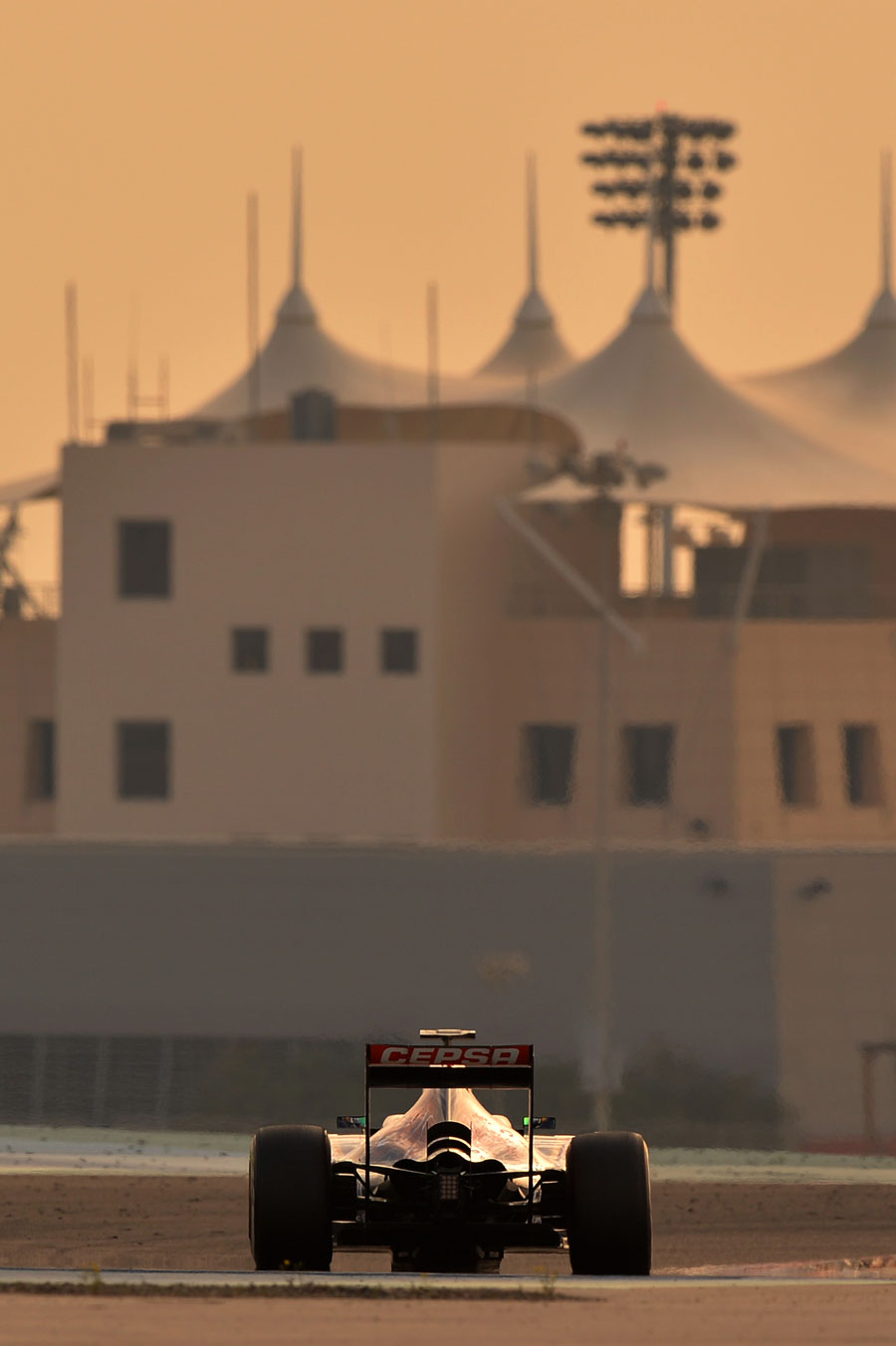Jean-Eric Vergne on track in low light