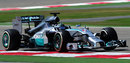 Nico Rosberg behind the wheel on his final day of winter testing