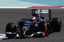 Adrian Sutil rounds the apex in the Sauber