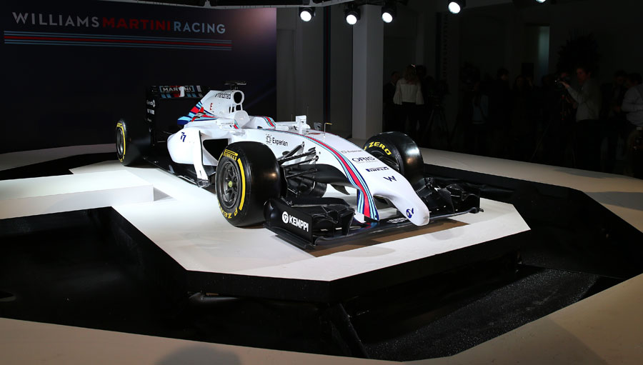 The Williams FW36 launched in its Martini livery