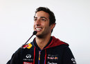 Daniel Ricciardo talks to the media ahead of the Australian Grand Prix weekend