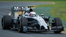 Kevin Magnussen on his way to third at Albert Park