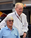 Bernie Ecclestone and Aus GP chief Ron Walker